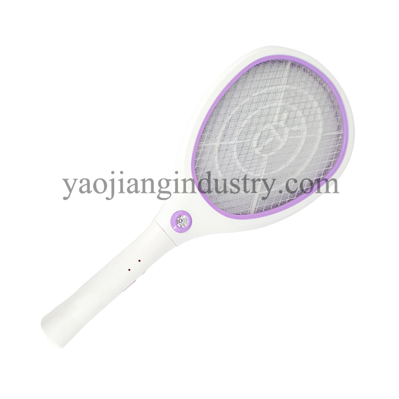 YJ-8004  RECHARGEABLE MOSQUITO SWATTER WITH LED LIGHT