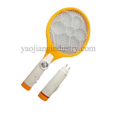 YJ-11BRECHARGEABLE MOSQUITO SWATTER WITH LED LIGHT