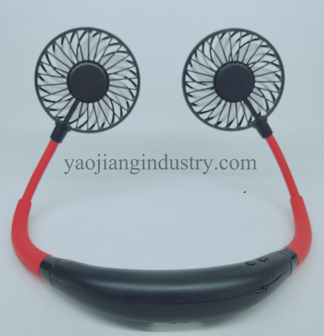 YJ-F05 rechargeable neck hung fan (with 1200mAh lithium battery)