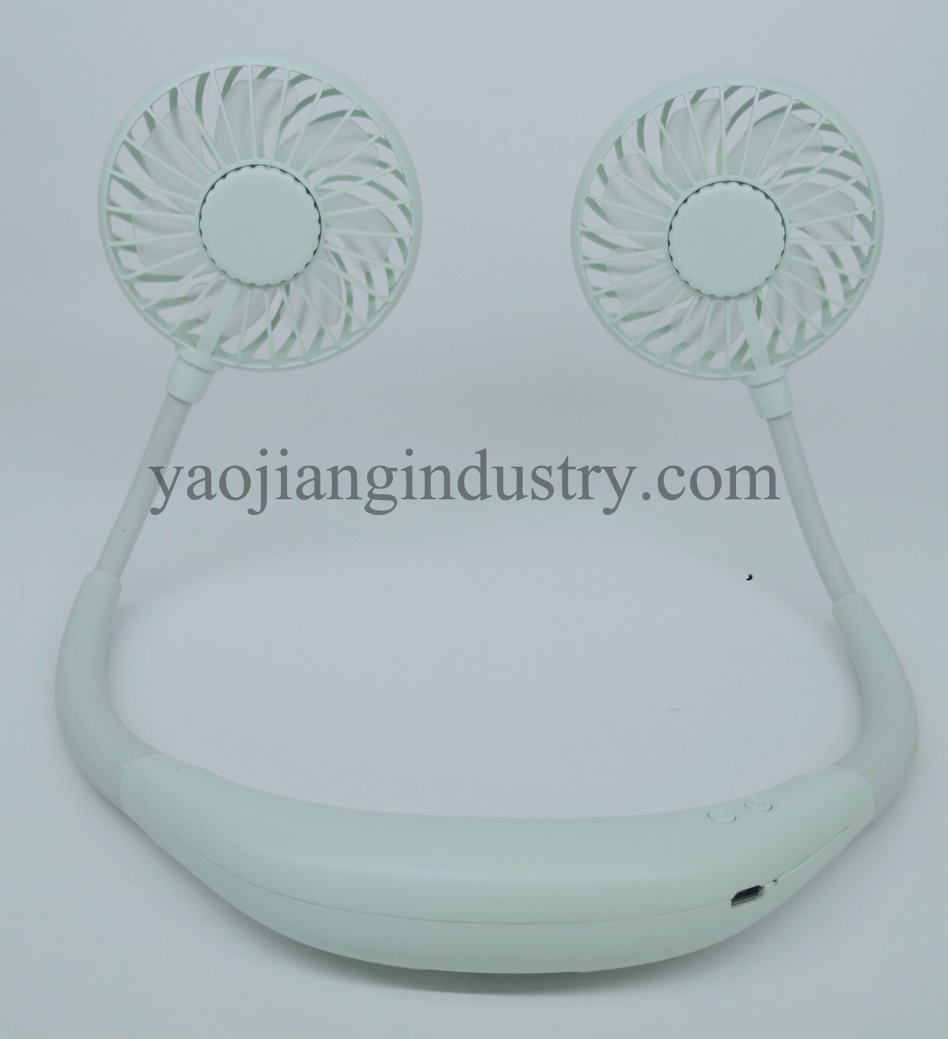 YJ-F05 rechargeable neck hung fan (with 1200mAh lithium battery)