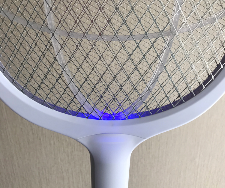 YJ-07U VERTICAL DUAL PURPOSE MOSQUITO RACKET WITH LAMP