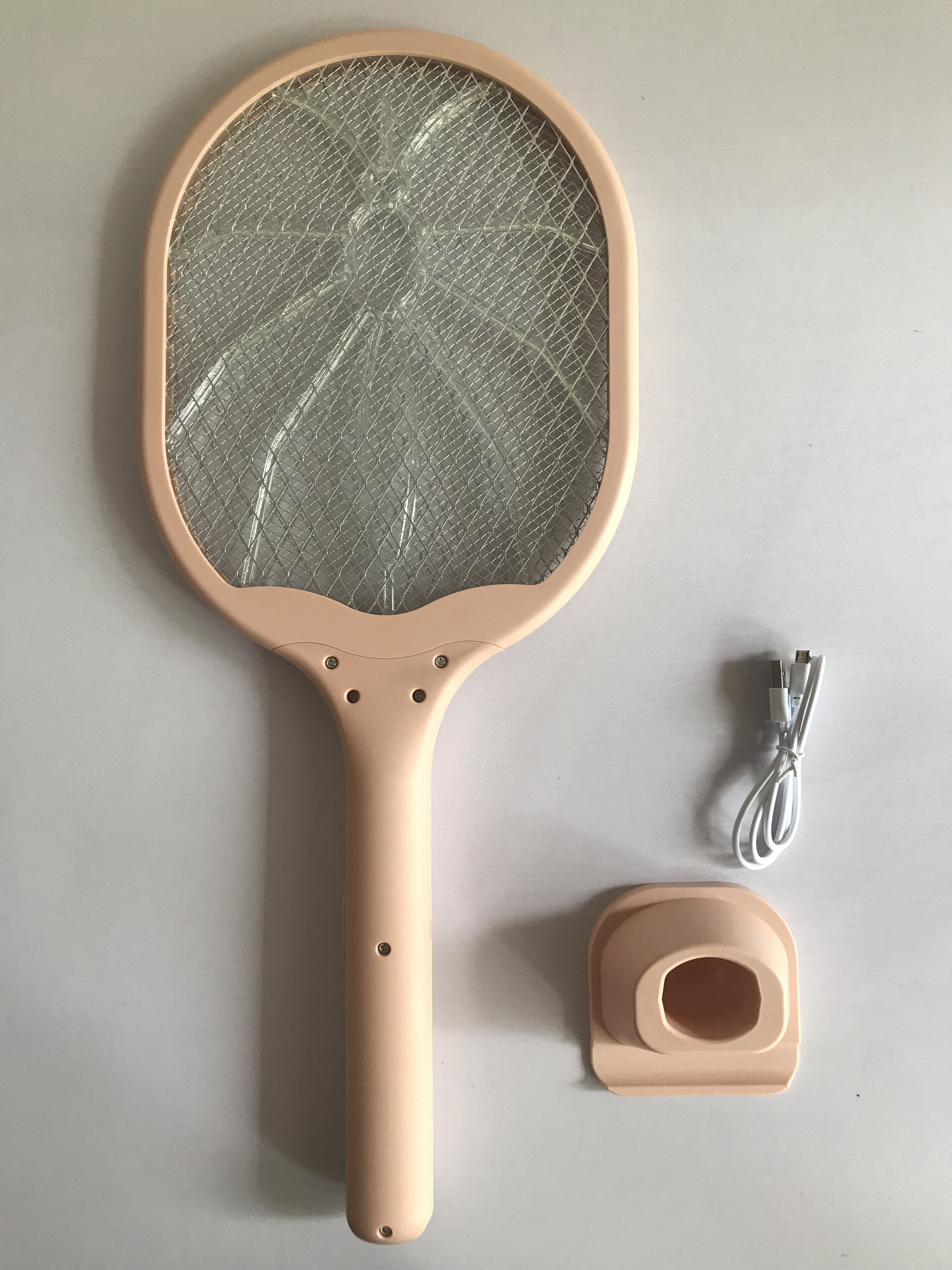 YJ-06U VERTICAL DUAL PURPOSE MOSQUITO RACKET WITH LAMP 