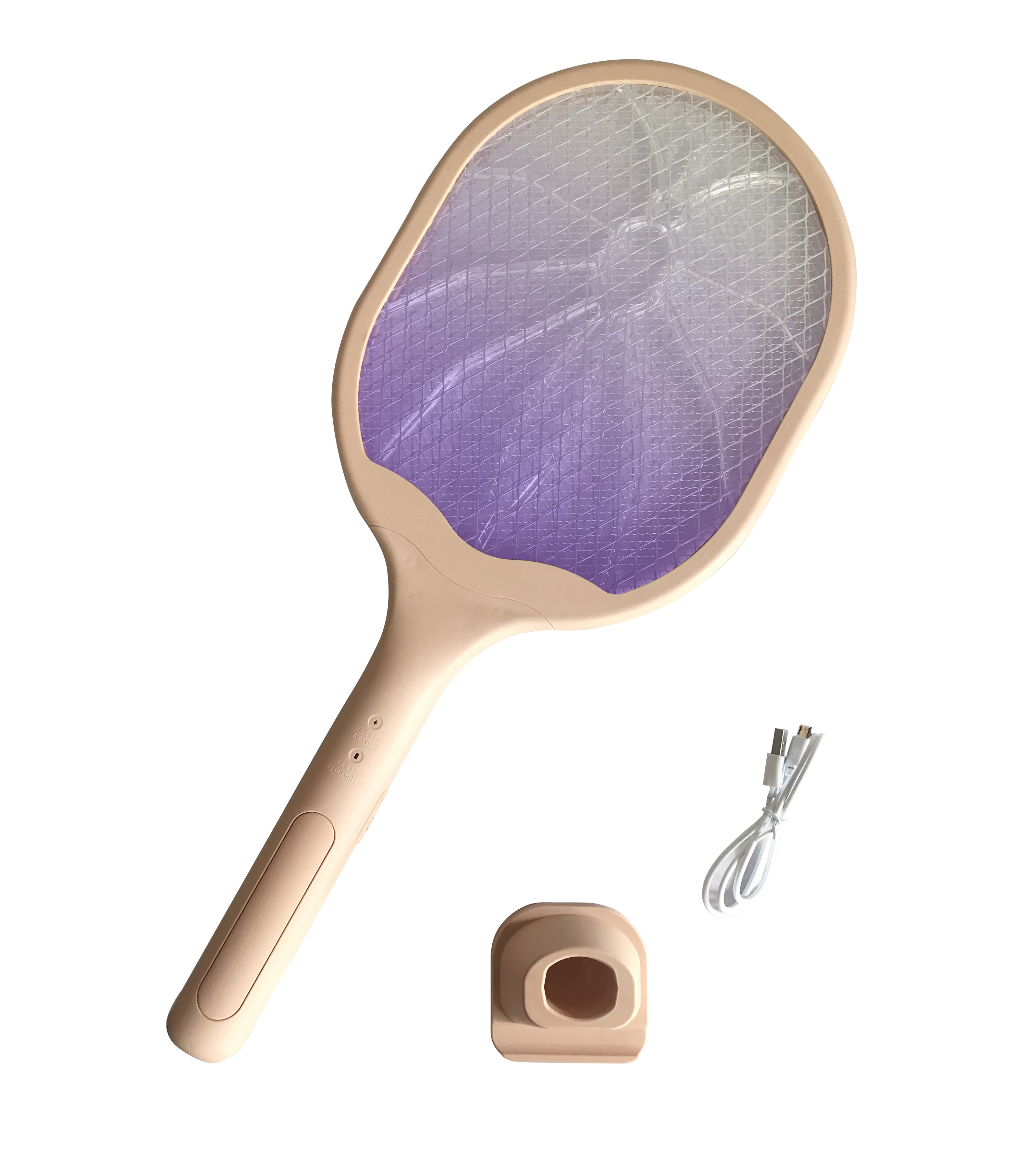 YJ-06U VERTICAL DUAL PURPOSE MOSQUITO RACKET WITH LAMP 