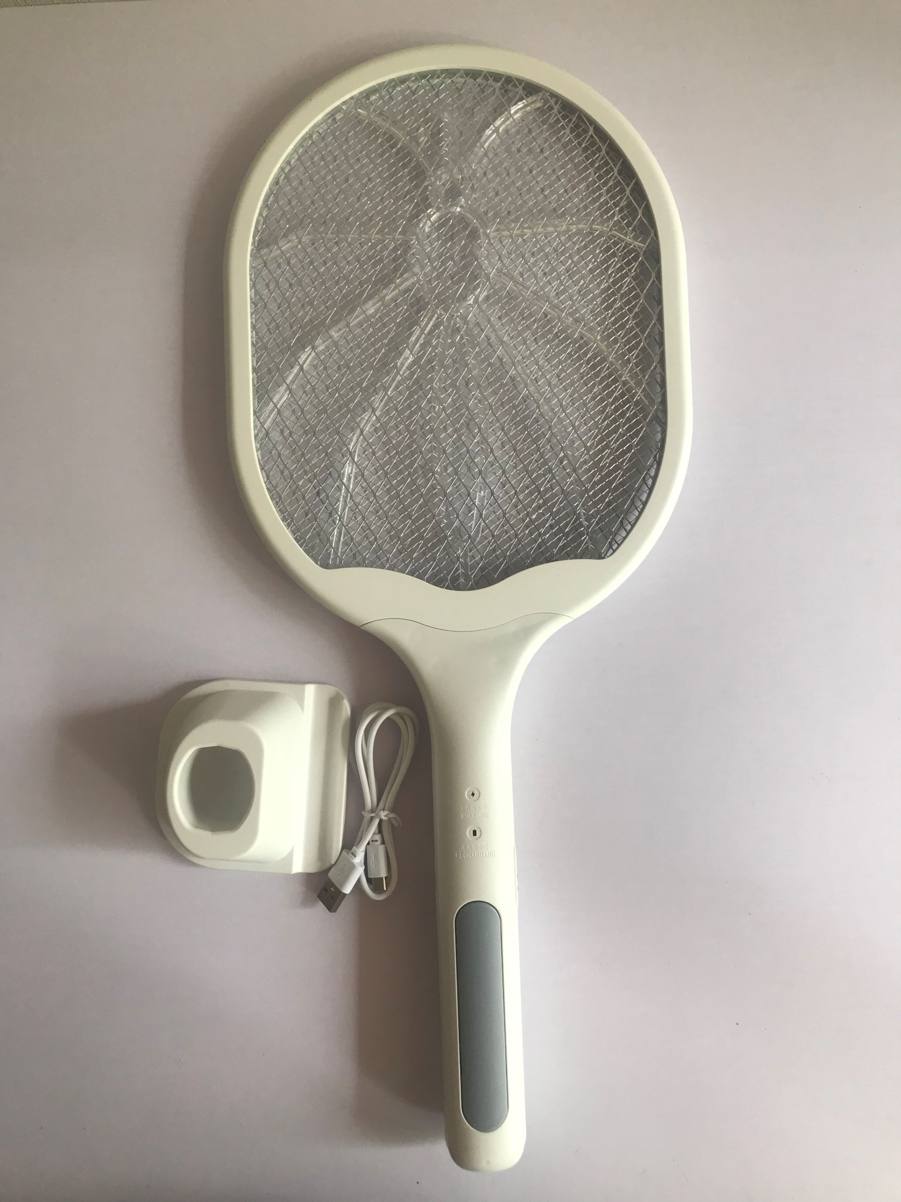 YJ-06U VERTICAL DUAL PURPOSE MOSQUITO RACKET WITH LAMP 